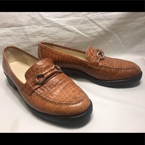 🌼 Talbots croco women’s moccasin shoes
